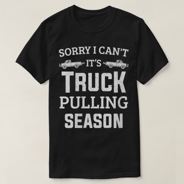 T-shirt Tracteur pour femmes Pulling Désolé Je ne peux pas (Design devant)