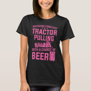 T-shirt Tracteur Pulling Weekend Prévision Tracteur Pullin