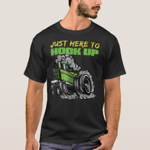 T-shirt Tracteur PullingFunny juste ici pour se branche