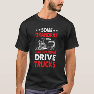 T-shirt Tracteur routier semi-remorque 18 roues Réel Grand