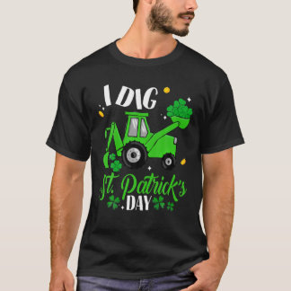 T-shirt Tracteur shamrock I Creg Jour de la Saint Patrick 
