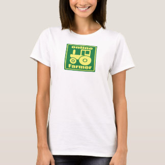 T-shirt tracteur vert