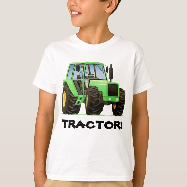 T-shirt Tracteur vert (Devant)