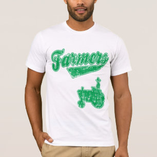 T-shirt Tracteur vert d'agriculteurs