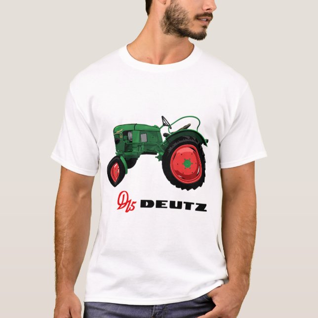 T-shirt Tracteur vintage D15 Deutz (Devant)