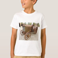 tracteur vintage rouillé