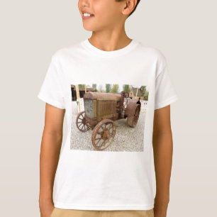 T-shirt tracteur vintage rouillé