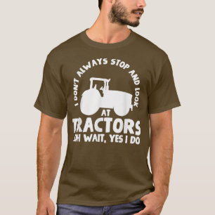 T-shirt Tracteurs Fermier Tracteur Amiante