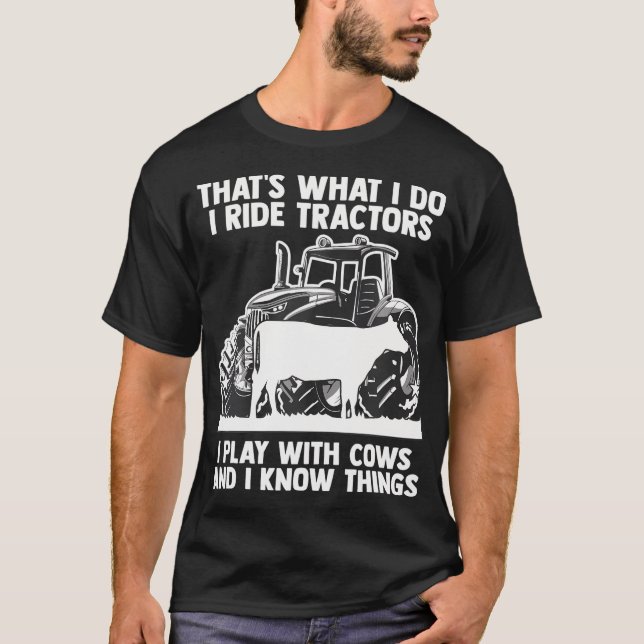 T-shirt Tracteurs Humour Vache Citation Heifer Lover Butch (Devant)
