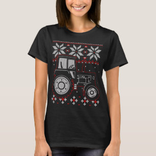 T-shirt Tractor Lover Vilain pull de Noël, Farmer Farmi