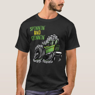 T-shirt Tractor PullingSpinnin et Grinnin Pull