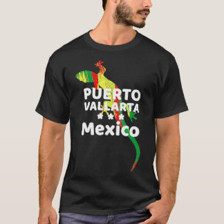 T-shirt Tradition mexicaine Lizard Iguana Puerto Vallarta