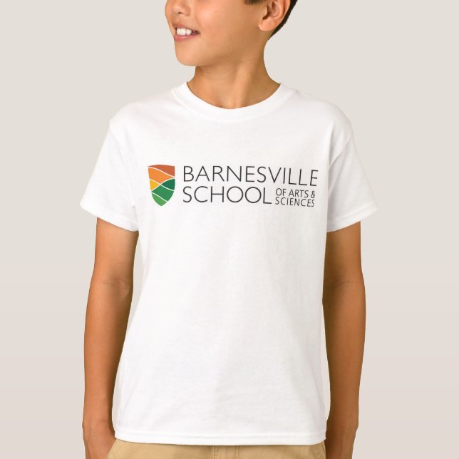 T-shirt traditionnel de logo d'enfants (Devant)