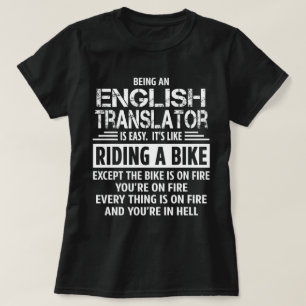 T-shirt Traducteur anglais