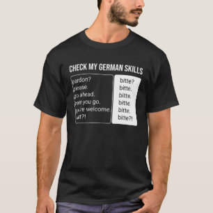T-shirt Traducteur de langue de la langue de l'allemand fa