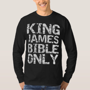 T-shirt Traduction chrétienne conservatrice Roi James Bibl
