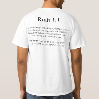 T-shirt Traduction Open Source Ruth 1:1