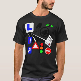 T-shirt Traffic lessons from car driving instructor friend