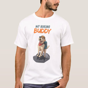 T-shirt Trail Buddy – Aventure de Labrador en randonnée