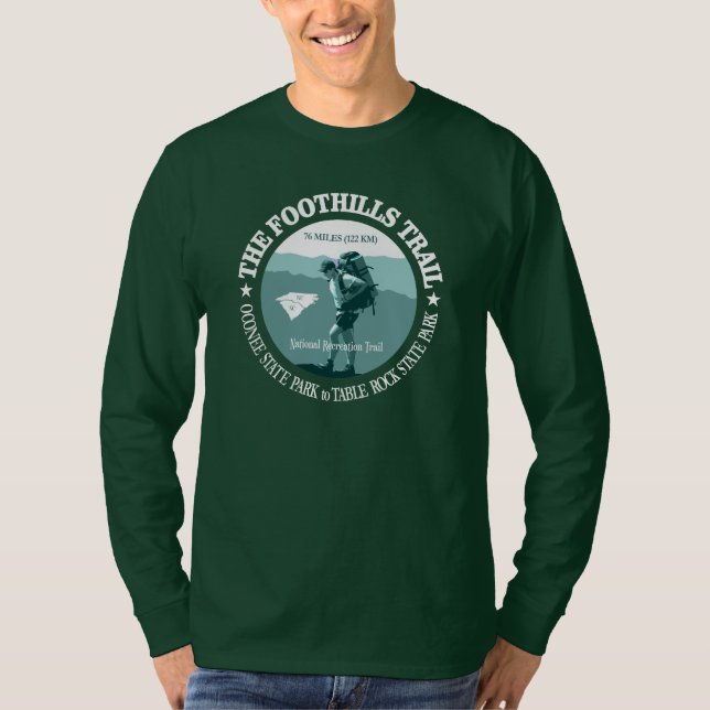 T-shirt Trail Foothills (Devant)