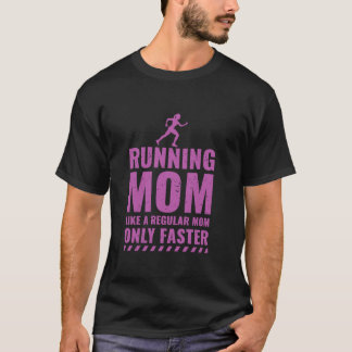 T-shirt Trail Runner Funny Fitness Runner Marathon Maman M