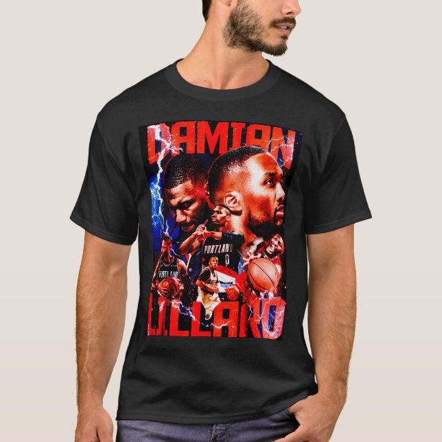 T-shirt Trailblazers Damian Lillard (Devant)