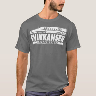 T-shirt Train à balles Shinkansen Souvenir Rail à grande v