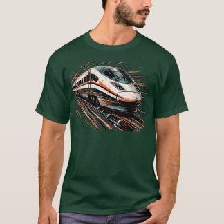 T-shirt Train à grande vitesse
