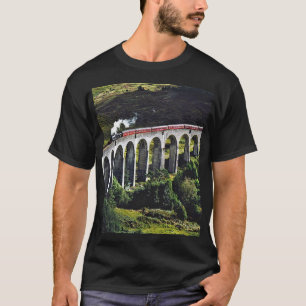 T-shirt train à vapeur jacobite