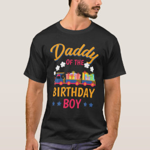 T-shirt Train Anniversaire Party Railroad Papa De L'Annive