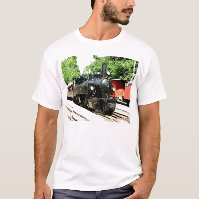 T-shirt Train au musée ferroviaire de Chamby (Devant)