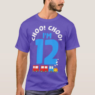 T-shirt Train Choo Choo Choo 12e anniversaire