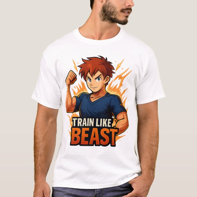 T-shirt Train comme une bête (Devant)