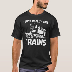 T-shirt Train cool Pour Hommes Femmes Train Chemin De Fer