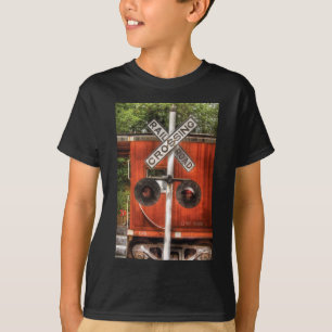 T-shirt Train - croisement de chemin de fer