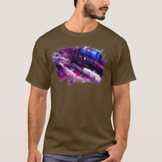 T-shirt Train dans l'espace 1