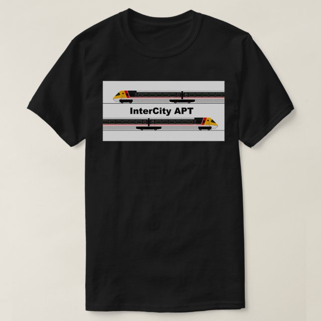 T-SHIRT TRAIN D'APT D'INTERCITÉ (Design devant)