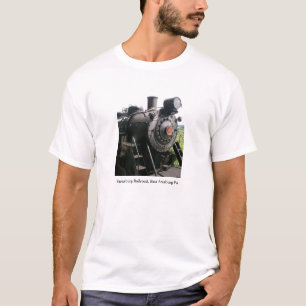 T-shirt Train de chemin de fer locomotif vintage