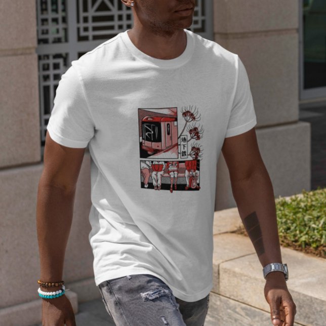 T-shirt Train de métro japonais (Créateur téléchargé)