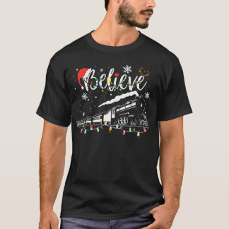 T-shirt Train de Noël Croire Express polaire Xm