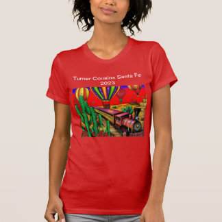 T-shirt Train de père Noël Fe