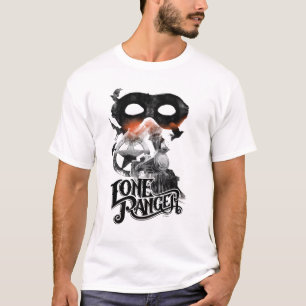 T-shirt Train de Rangers solitaires et masque