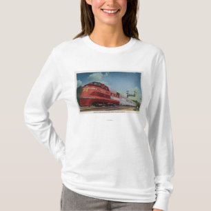 T-shirt Train de RocketStreamlined d'île de roche