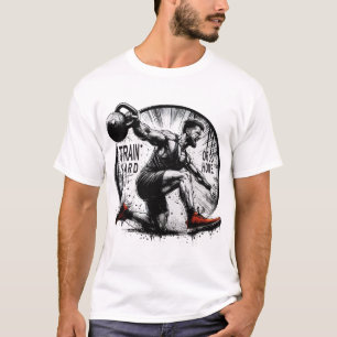 T-SHIRT TRAIN DUR OU RENTRER À LA MAISON