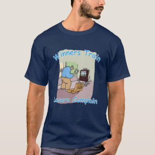 T-shirt Train foncé de base de Pièce en t-Gagnants de