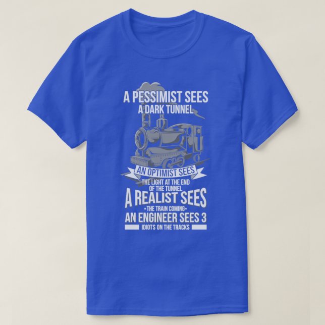 T-shirt Train Locomotive Engineer Railroad Don (Design devant)