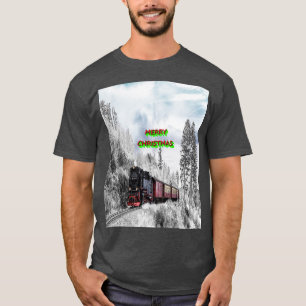 T-SHIRT TRAIN MERRY CHRISTMAS