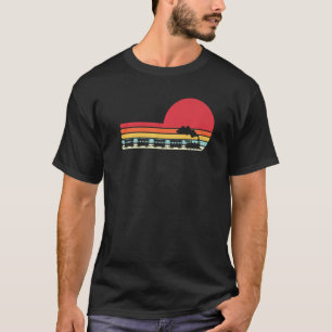 T-shirt Train Retro Transport ferroviaire Vintage Fret à v