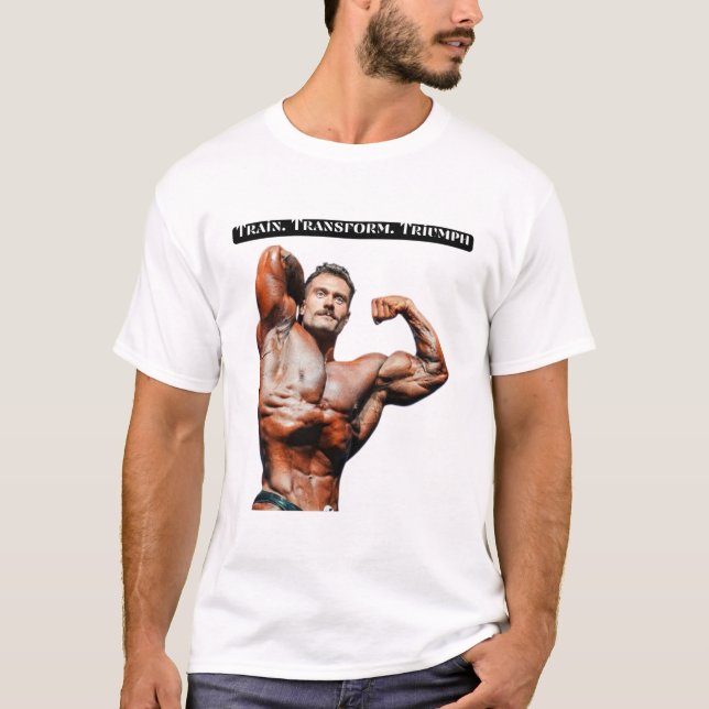 T-shirt Train. Transform. Triumph (Devant)
