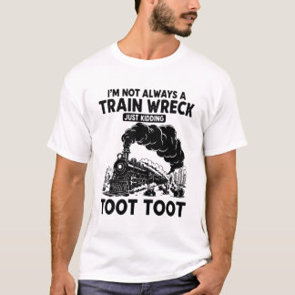 T-shirt Train Wreck Toot